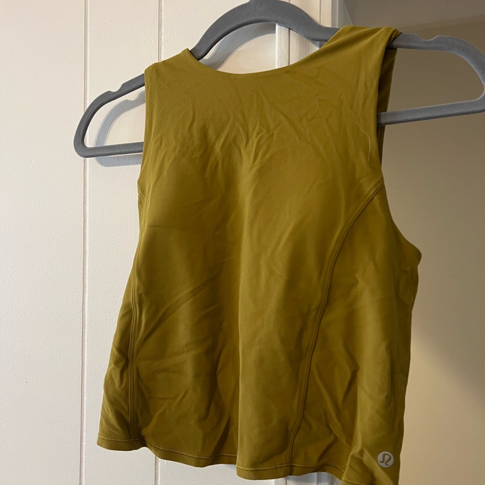 lululemon athletica green/Yellow Tank Top